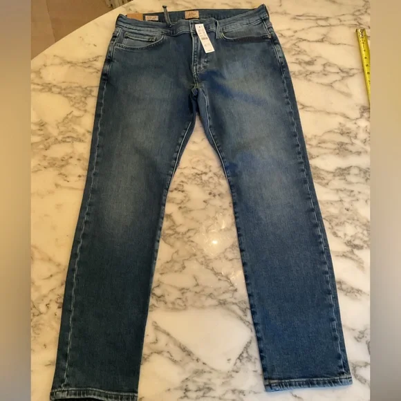 NWT J. Crew 484 Slim-fit stretch jean in medium wash Jeans 33x30 - broken loop - Picture 4 of 7